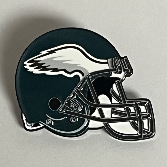 Philadelphia Eagles Helmet Hat Pin Pins Hats Bag Football Logo Fitted New Era - Picture 1 of 7